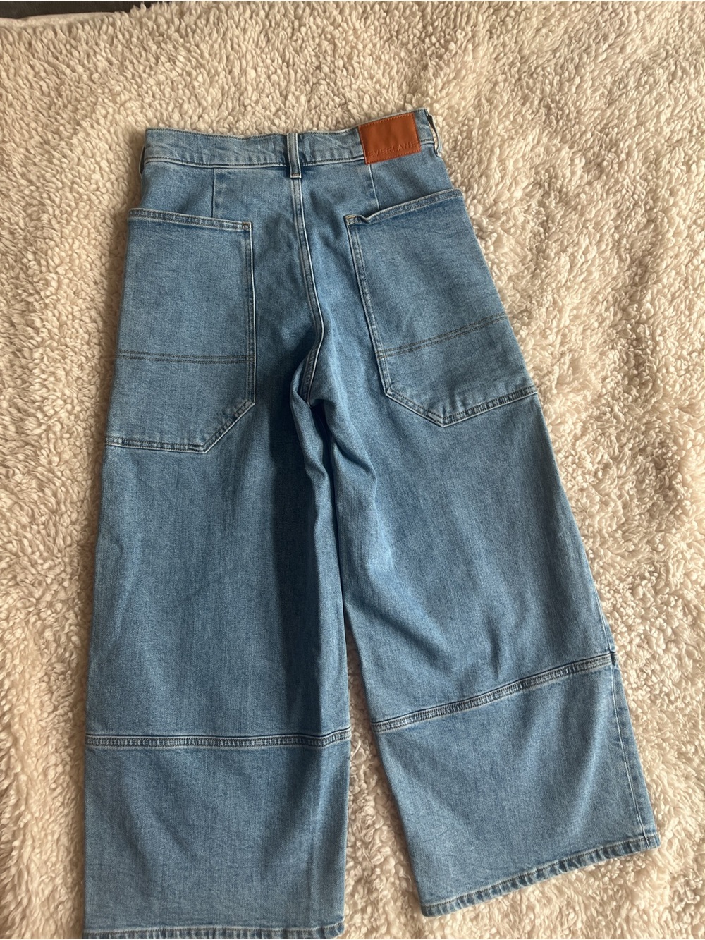 Everlane Gardener Barrel Leg Light Blue Women’s Jeans Size 26 NWT - Picture 9 of 9